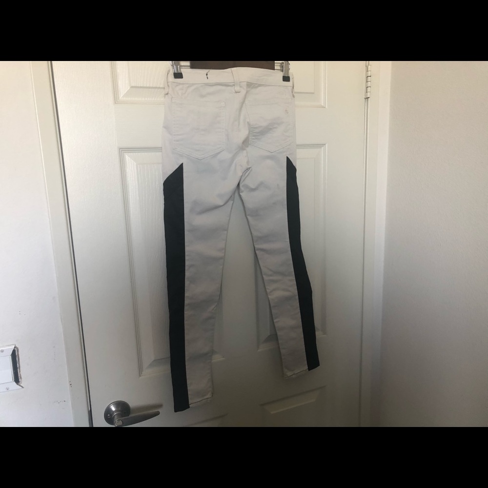 Rag N Bone Grand Prix Winter White Jeans 25 - Picture 5 of 8